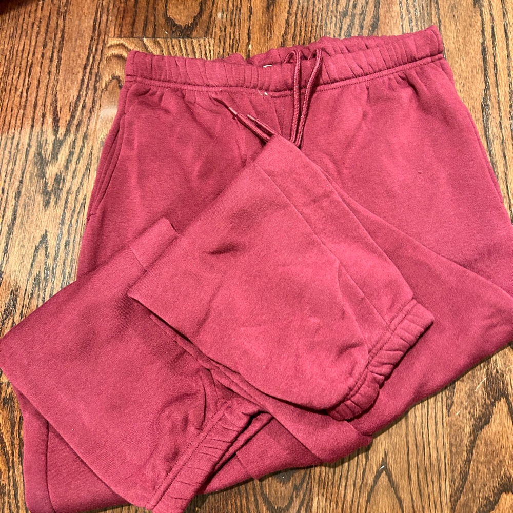 Women's Maroon Jogger Pants